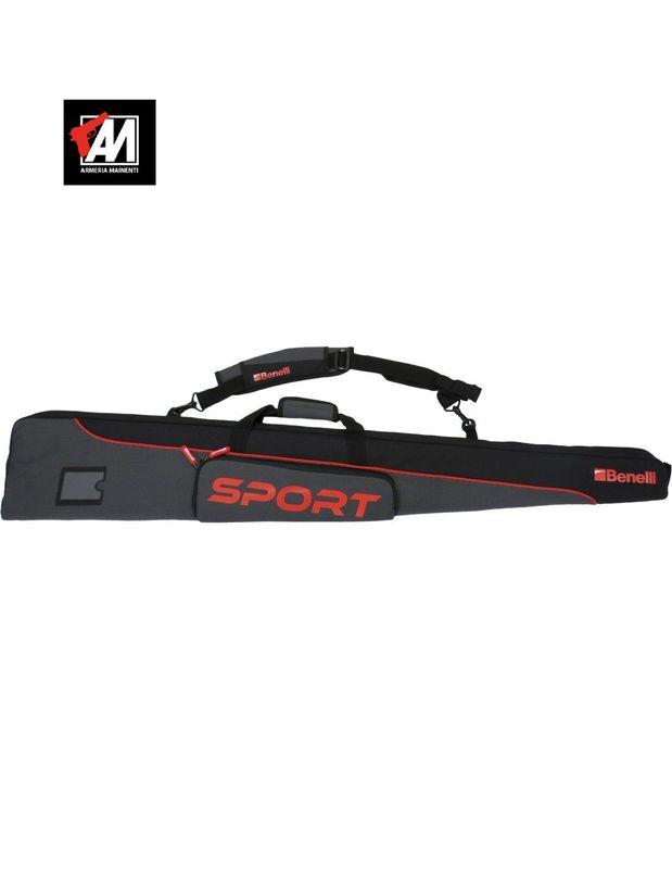 BENELLI Fodero per Fucile 'Sport' 142x21x9cm, Nero/Rosso -