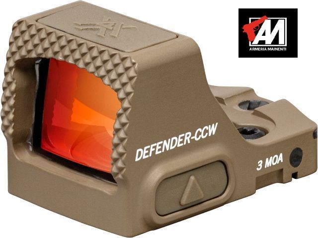 VORTEX RED DOT DEFENDER-ST 3 MOA TAN VORTEX VORTEX RED DOT DEFENDER-ST 3 MOA TAN VORTEX
