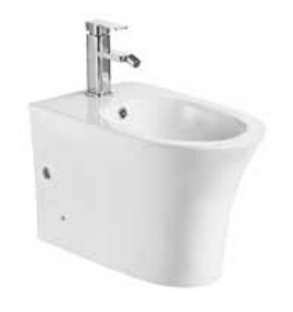 Bidé París - Bidé BTW compacto - Rimless Branco Brilho