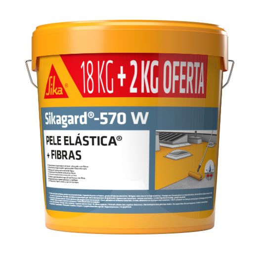 Sikagard 570W + Fibras Telha - 18+2Kg