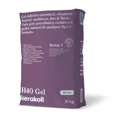 Kerakoll H40 Gel Branco - 20Kg Kerakoll H40 Gel Branco - 20Kg