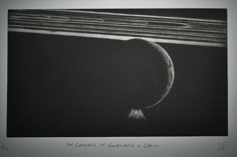 Print : The Geysers of Enceladus