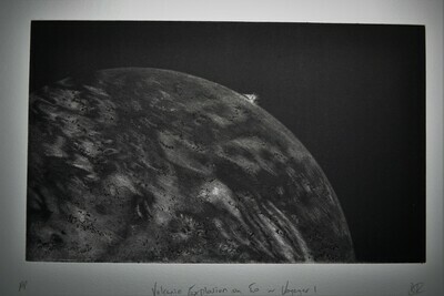 Print : Volcanic Explosion on Io