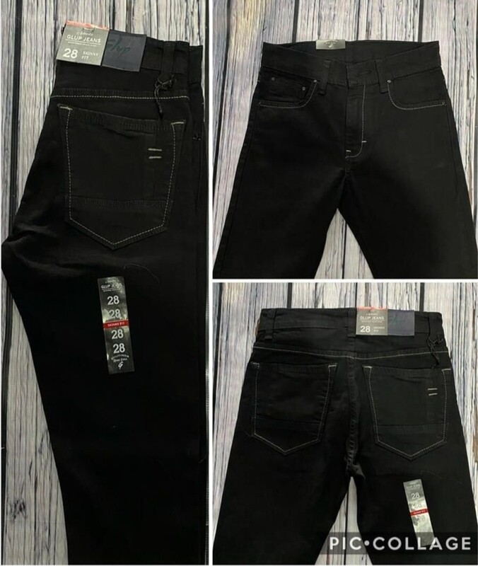 Pantalon caballero negro