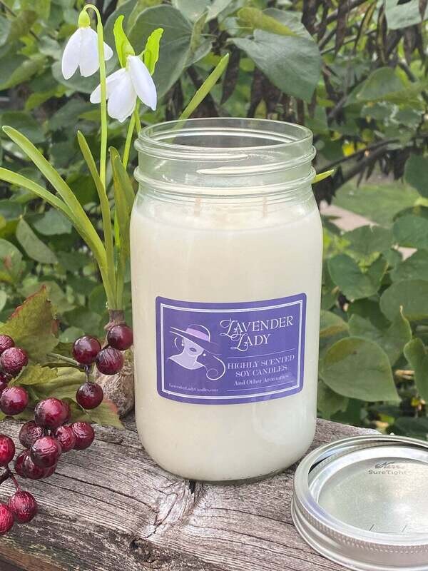 32 Ounce Mason Jar Soy Candle