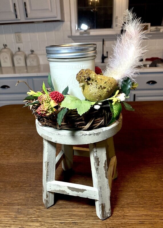 Candle Wreath - Grapevine & Glitterbird