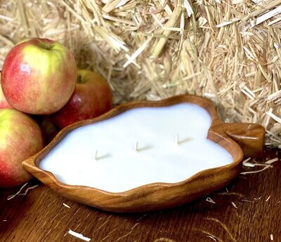 Wooden Dough Bowl For Candle Making