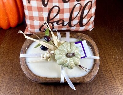 Autumn Dough Bowl Candle
