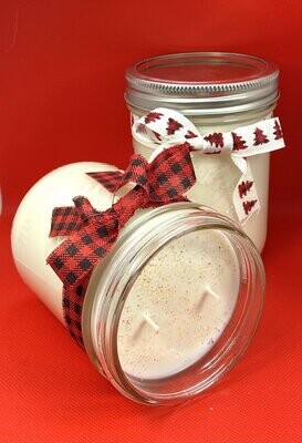 16 oz Christmas Mason Jar Candle