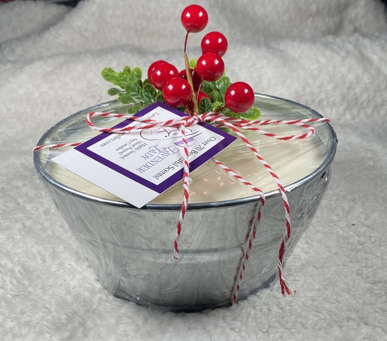 Christmas Berry Bucket Candle