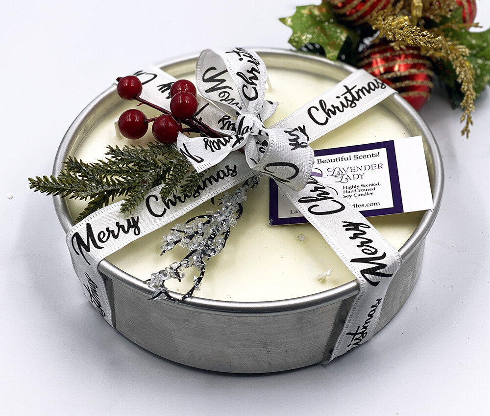 Christmas Day Baking Pan Candle
