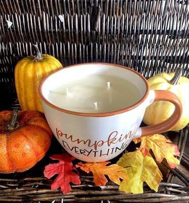 "Pumpkin Everything" 24 oz Coffee Cup Candle