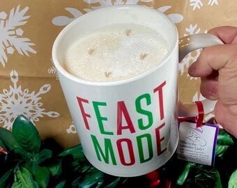 Feast Mode Christmas Mug Candle