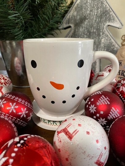 14oz Snowman Cup Candle