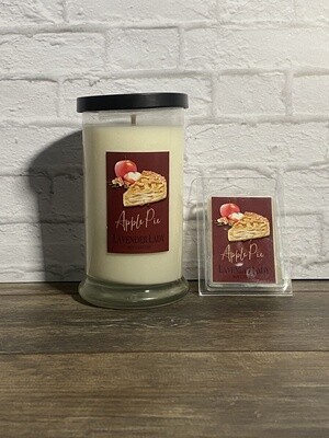 Apple Pie scented 20 Ounce Status Jar Candle
