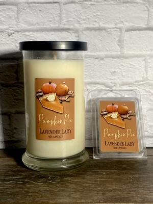 Pumpkin Pie scented 20 Ounce Status Jar Candle
