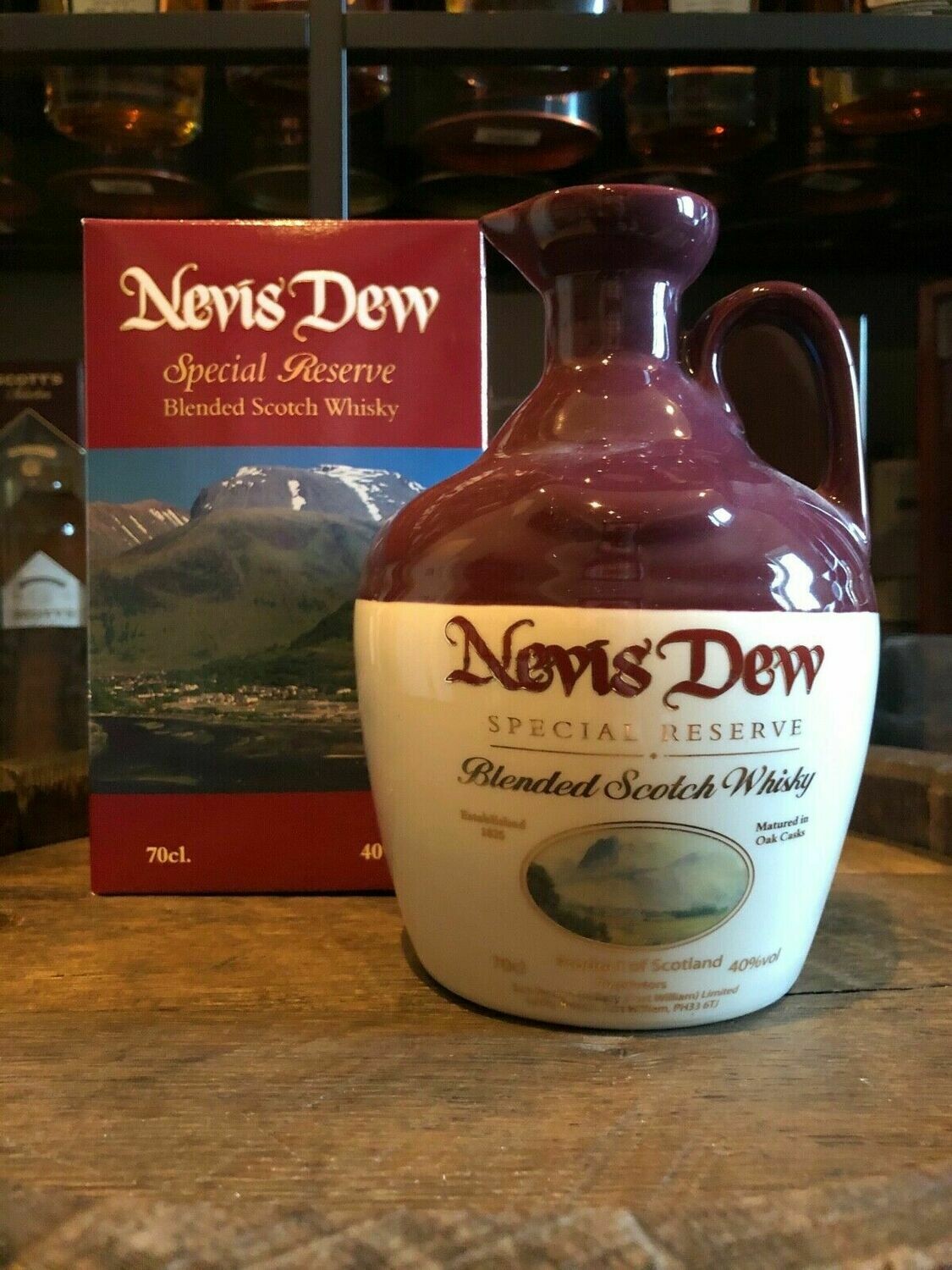 Ben Nevis Dew Special Reserve Keramik-Krug mit 0,7l und 40%