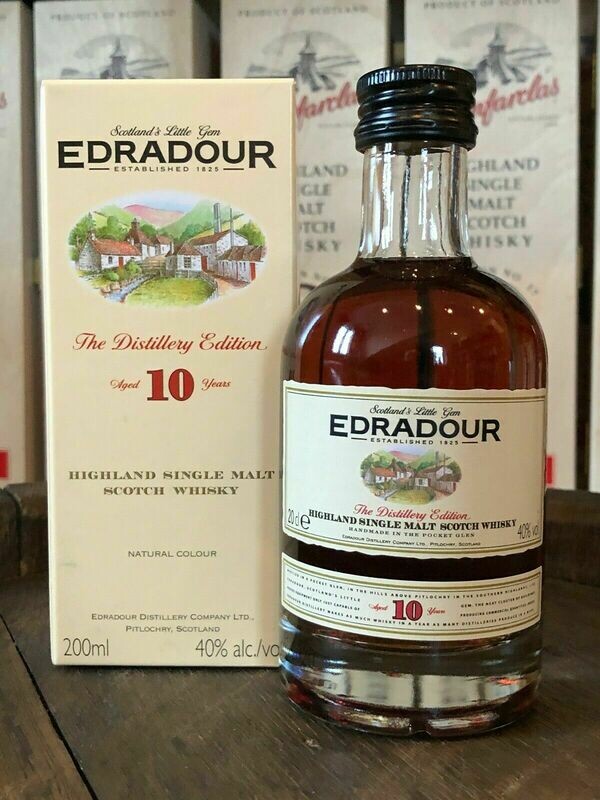 Edradour 10 Jahre mit 0,2l mit 40% Edradour 10 Jahre mit 0,2l mit 40%