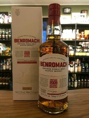 Benromach Neue Version Vintage 2009 Batch 4 mit 0,7l und 57,2%