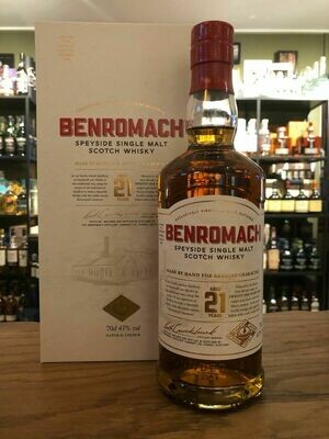 Benromach 21 Jahre mit 0,7l und 43%