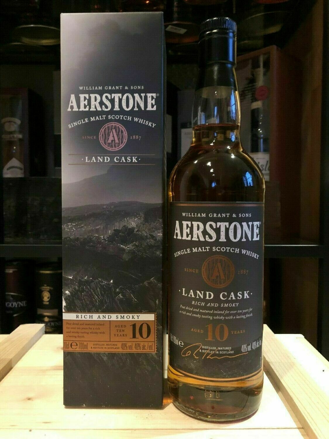 Aerstone 10 Jahre Land Cask Edition mit 0,7L und 40%