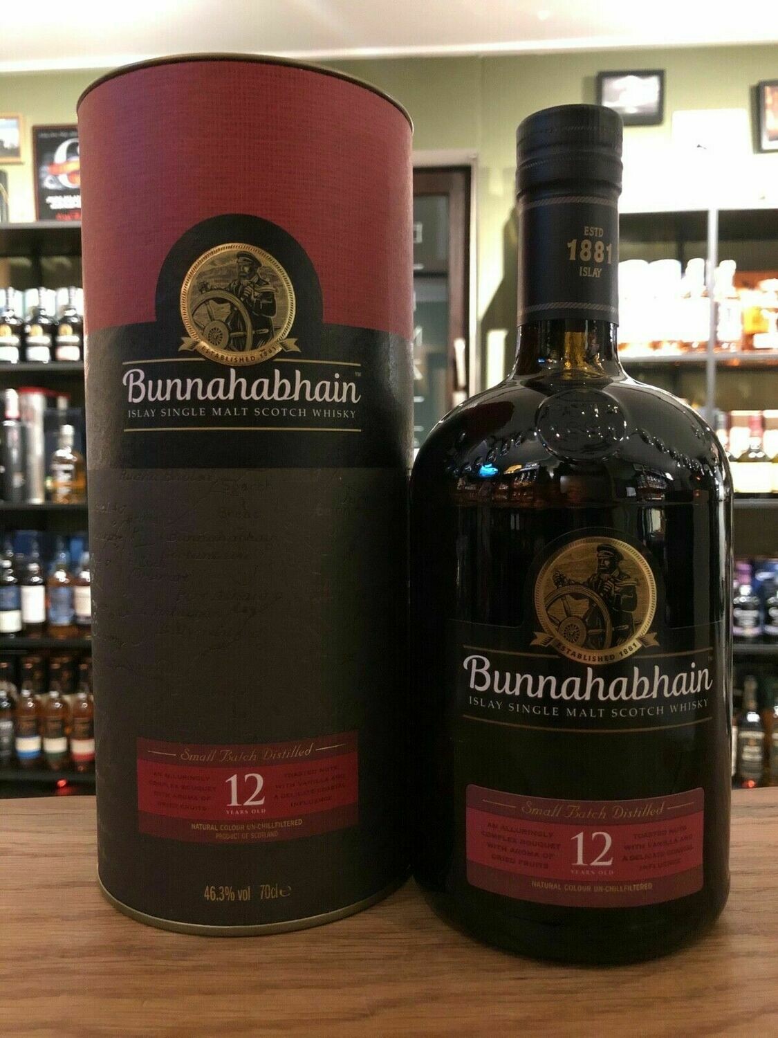 Bunnahabhain 12 Jahre mit 0,7 L und 46,3%