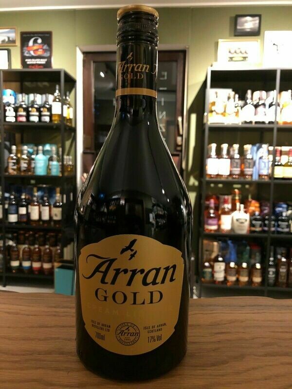 Arran Gold Sahnelikör mit 0,7L und 17%