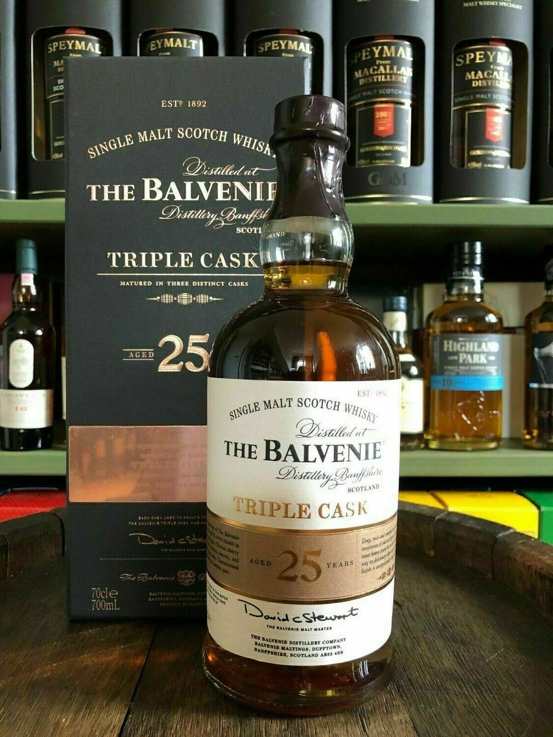Balvenie 25 Jahre Triple Cask mit 0,7 L und 40%