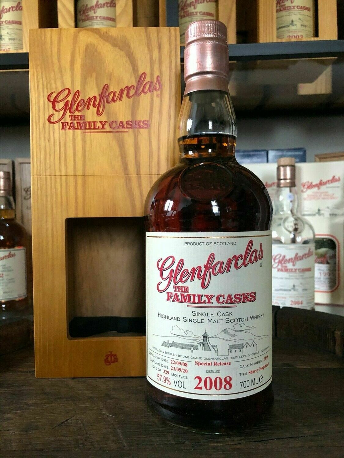 Glenfarclas 12 Jahre 2008/2020 Family Cask 2438 Only for Germany