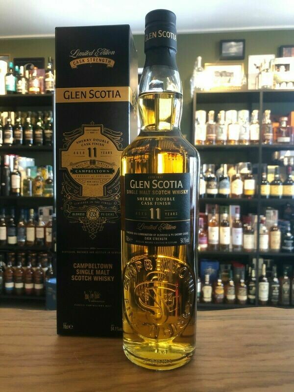 Glen Scotia 11 Jahre Double Sherry Cask mit 0,7L und 54,1%