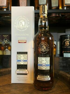 Highland Park 16 Jahre Sherry Cask - Dimensions Duncan Taylor Highland Park 16 Jahre Sherry Cask - Dimensions Duncan Taylor