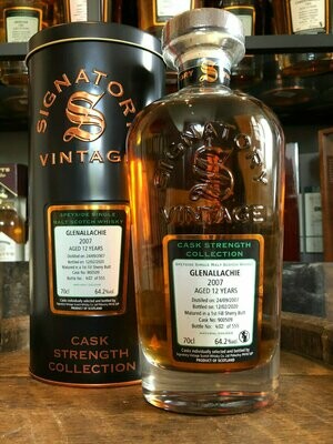 Glenallachie 12 Jahre Signatory 2007/2020 mit 0,7L und 64,2% Glenallachie 12 Jahre Signatory 2007/2020 mit 0,7L und 64,2%