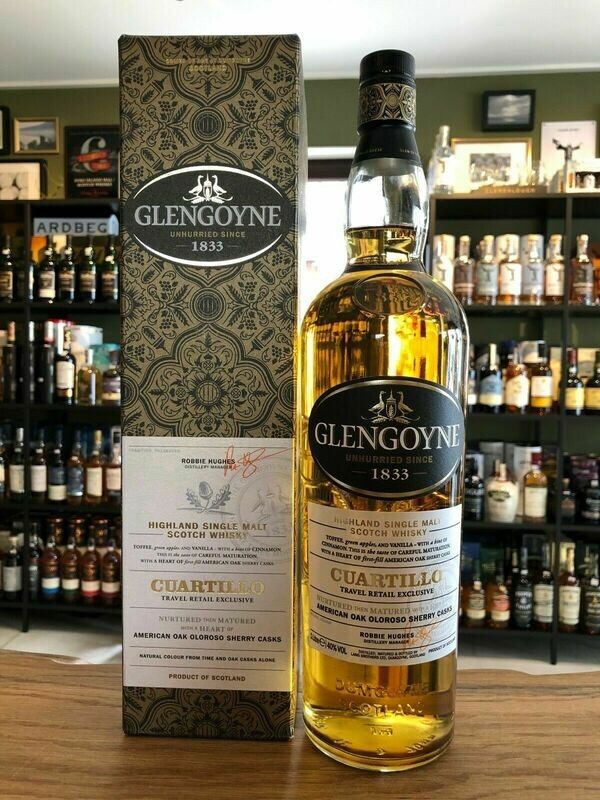 Glengoyne Cuartillo Travel Retail mit 1 L und 40%