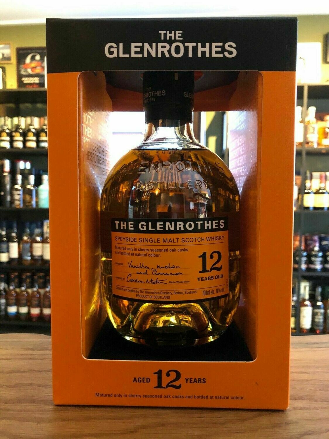 Glenrothes 12 Jahre mit 0,7L und 40%