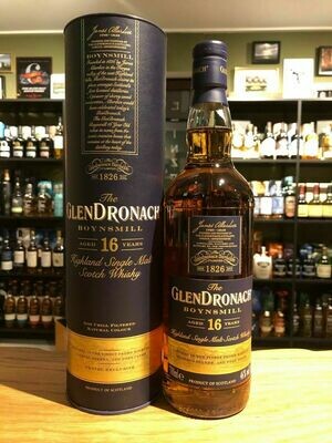 Glendronach 16 Jahre Boynsmill mit 0,7 L und 46% Glendronach 16 Jahre Boynsmill mit 0,7 L und 46%