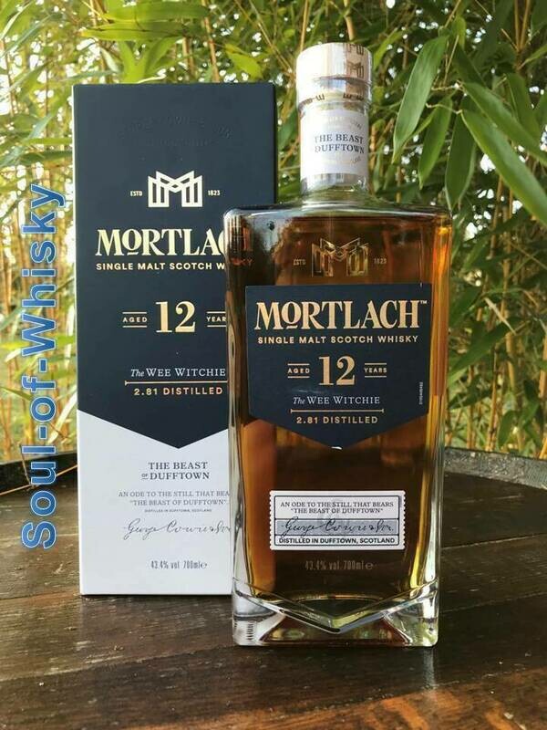 Mortlach 12 Jahre mit 0,7 L und 43,4% Mortlach 12 Jahre mit 0,7 L und 43,4%