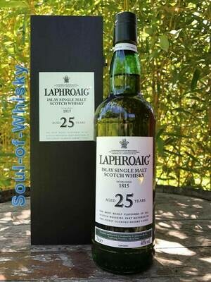 Laphroaig 25 Jahre Extremely Rare mit 0,7 L und 40% von 2007