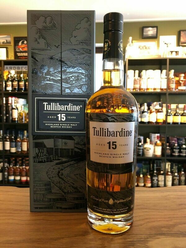 Tullibardine 15 Jahre mit 0,7 L und 43% Tullibardine 15 Jahre mit 0,7 L und 43%