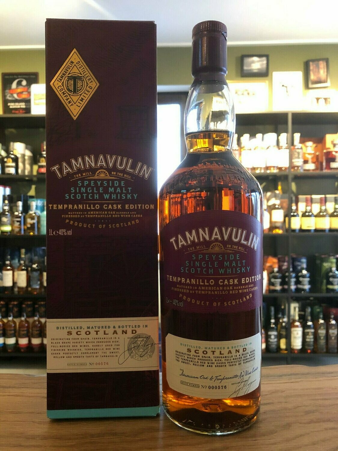 Tamnavulin Tempranillo Cask mit 1L und 40%