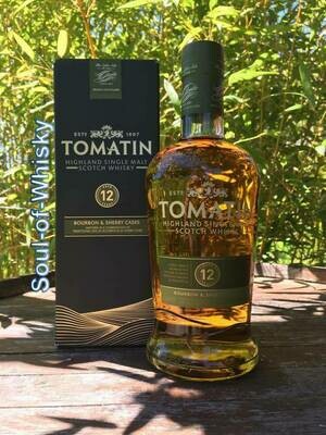 Tomatin 12 Jahre Bourbon & Sherry Casks mit 0,7 L und 43%