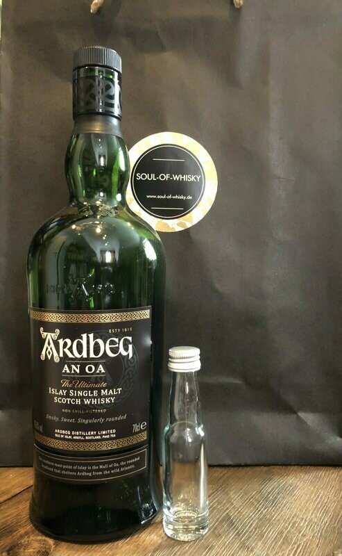Ardbeg AN OA Sample mit 2cl und 46,6% Ardbeg AN OA Sample mit 2cl und 46,6%
