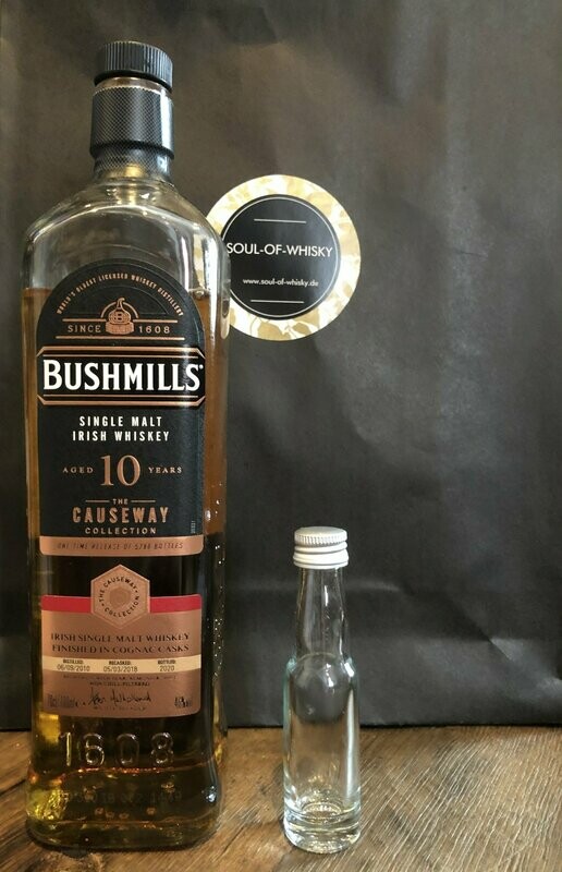 Bushmills 10 Jahre Cognac Cask Sample mit 2cl und 46% Bushmills 10 Jahre Cognac Cask Sample mit 2cl und 46%