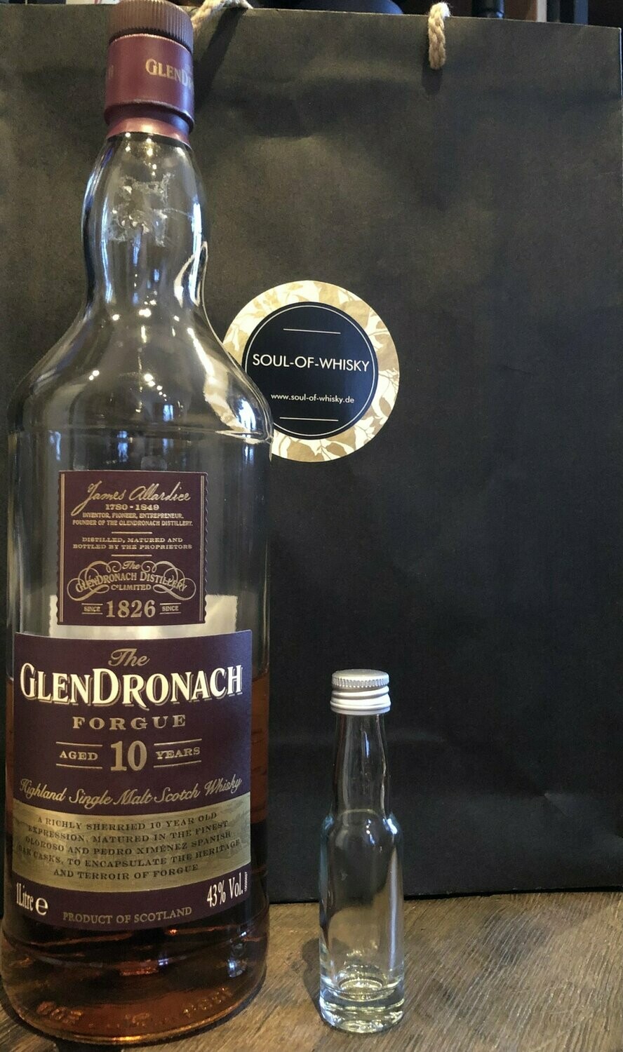 Glendronach Forgue 10 Jahre Sample mit 2cl und 43%