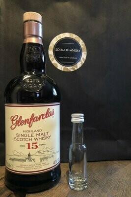 Glenfarclas 15 Jahre Soul of Whisky Limited Edition Sample mit 2cl und 46% Glenfarclas 15 Jahre Soul of Whisky Limited Edition Sample mit 2cl und 46%