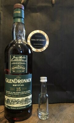Glendronach 15 Jahre Revival von 2019 Sample mit 2cl und 46% Glendronach 15 Jahre Revival von 2019 Sample mit 2cl und 46%