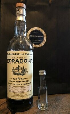 Edradour 10 Jahre Signatory Sherry Cask Sample mit 2cl und 46% Edradour 10 Jahre Signatory Sherry Cask Sample mit 2cl und 46%