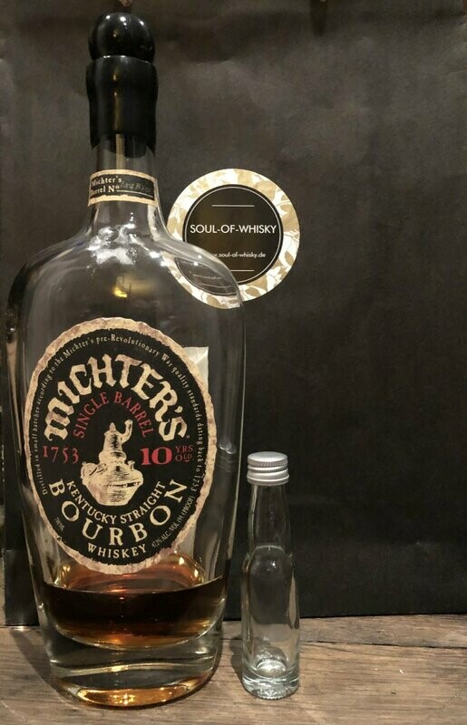 Michter's 10 Jahre 1753 Bourbon Small Batch Sample mit 2cl und 47,2% Michter's 10 Jahre 1753 Bourbon Small Batch Sample mit 2cl und 47,2%