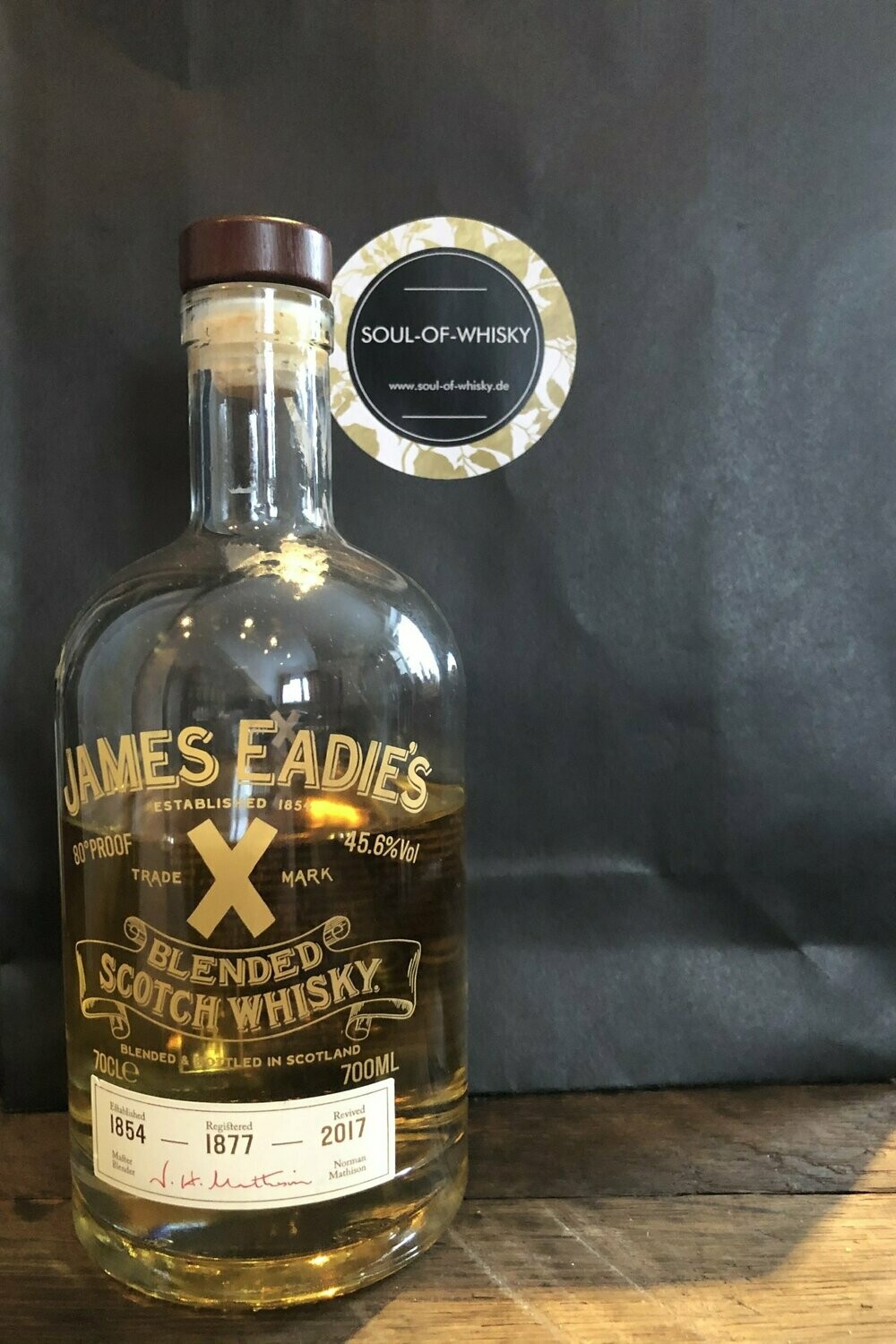 James Eadie,s Blended Sample mit 2cl und 45,6%