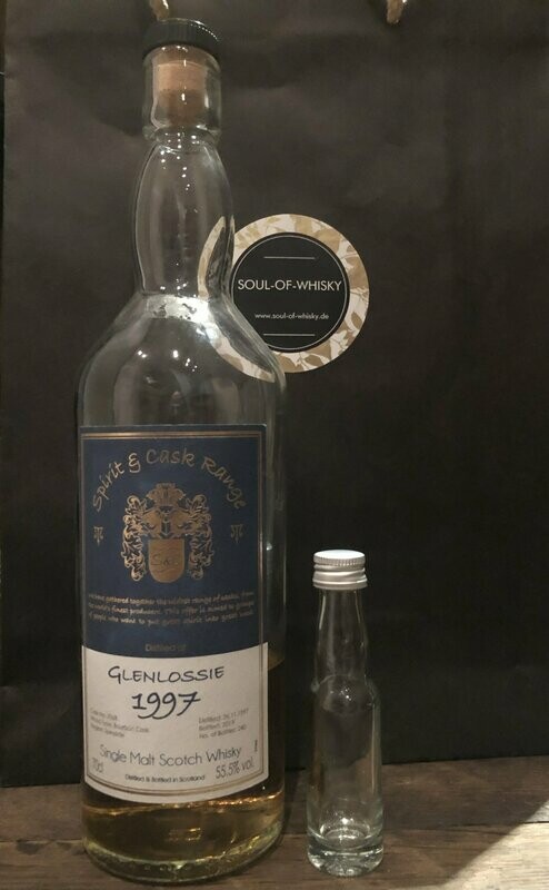 Glenlossie 1997 Sample mit 2cl und 55,5% Glenlossie 1997 Sample mit 2cl und 55,5%
