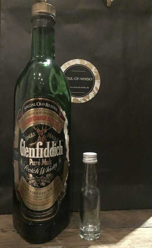 Glenfiddich Pure Malt alte Abfüllung Sample mit 2cl und 40% Glenfiddich Pure Malt alte Abfüllung Sample mit 2cl und 40%